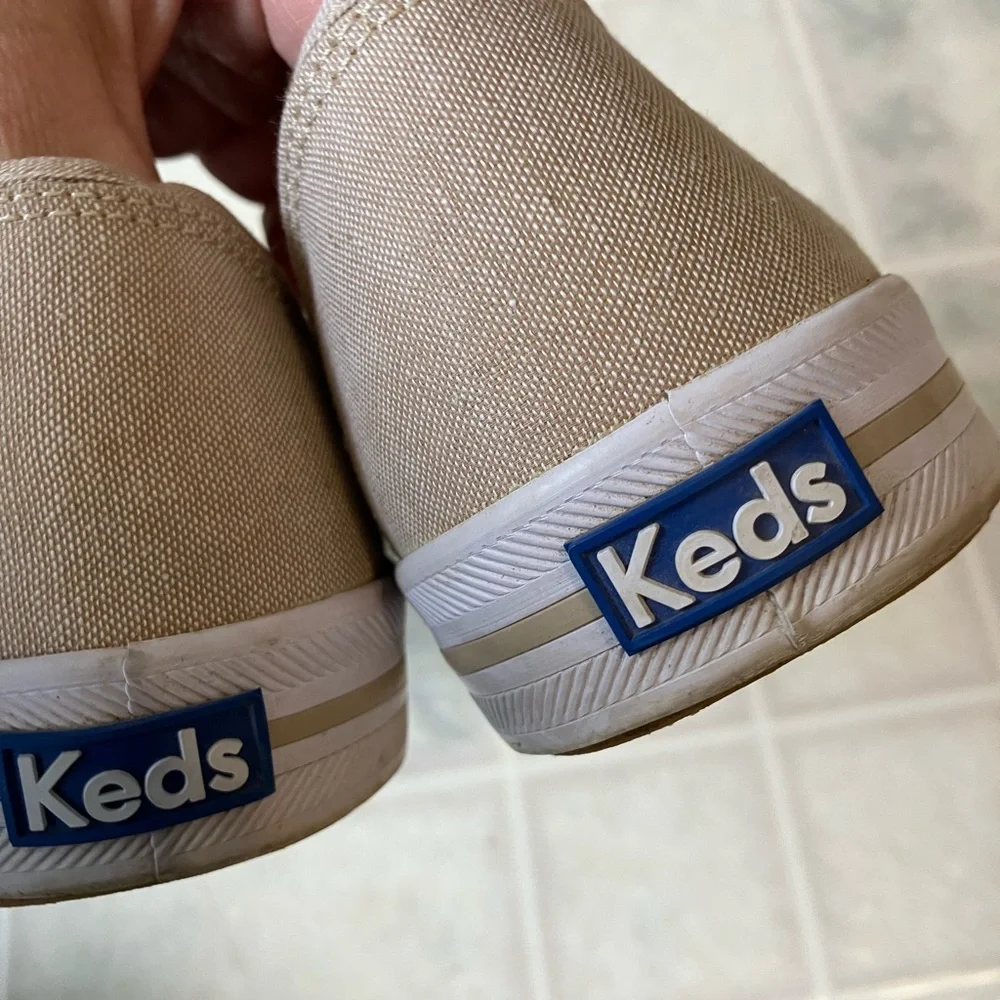 Keds‎ ortholite tan canvas lace up Sneakers